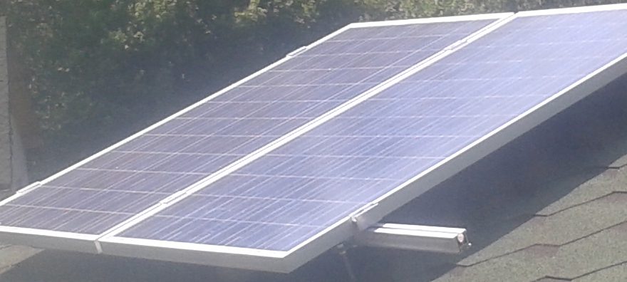 Instalatie cu 2 panouri fotovoltaice de 190W