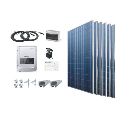 Sistem fotovoltaic cu conectare la retea 1.65kW pentru curent si APA CALDA - Featured image